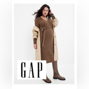 Gap size medium maternity sweater dress